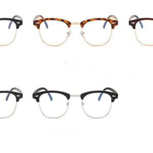 Anti-radiation Computer Metal Chain Trendy Glasses