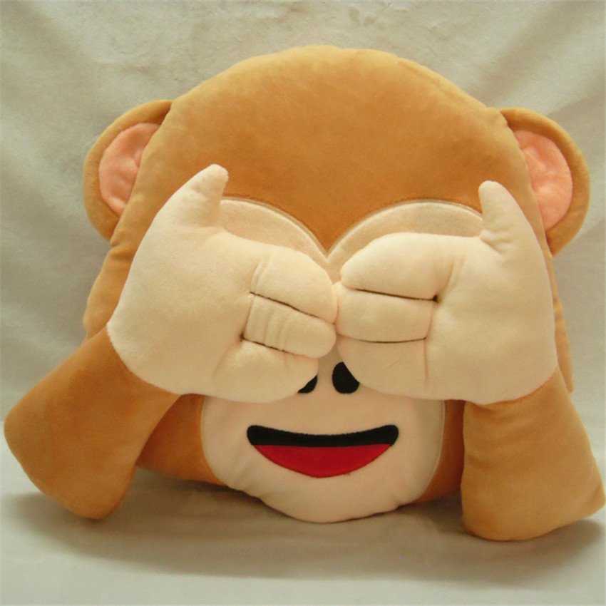 Creative monkey cute expression pillow - Image 2
