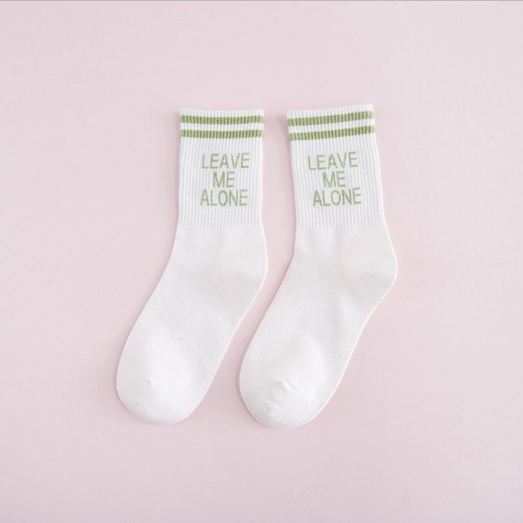 Luokou two bars long tube female socks - Image 5