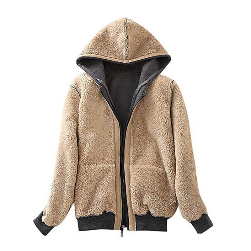 Long-sleeved sweater plush coat - Image 5