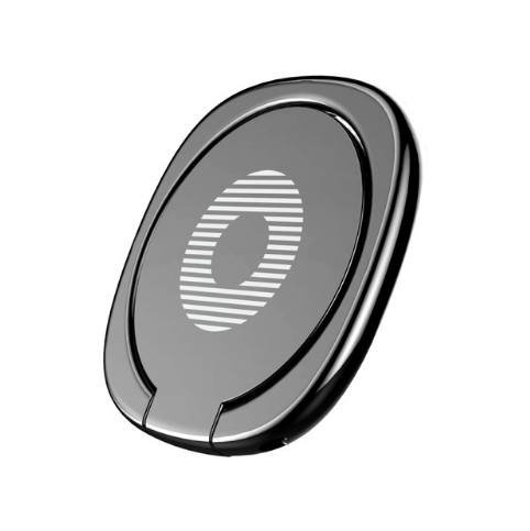 Compatible With , Baseus Mobile Phone Holder Support 360 Degrees Luxury Metal Finger Ring Holder For 5 5G Is 6x8 7 Tablets - Image 2