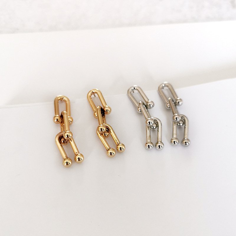 Personalized punk hipster earrings