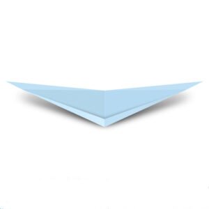 Floating paper plane will never land