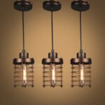 Iron single head chandelier
