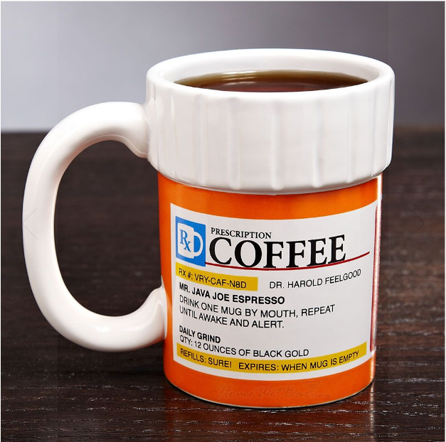 RIGHT MEDICINE CERAMIC COFFEE CUP - Image 2