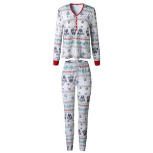 Long sleeve parent-child dress