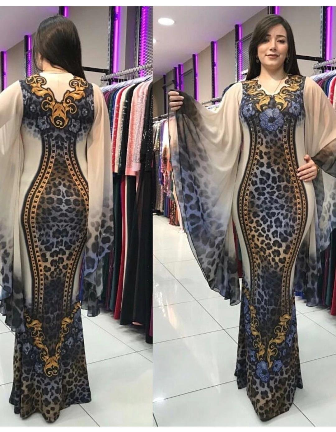 European and American Summer Leopard Print Dress - Image 2