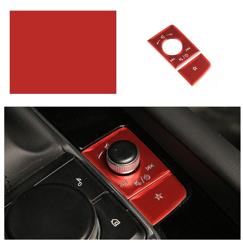 Multimedia knob button sticker