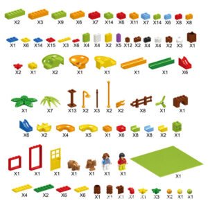 DIY Assembled Track Building Block Toys
