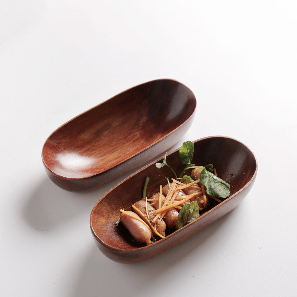 Acacia wooden canoe - Image 4