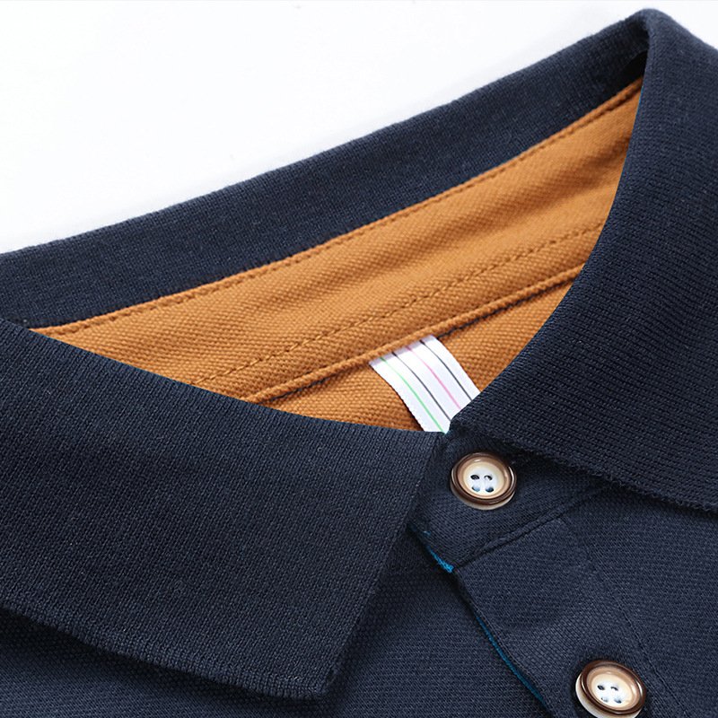 Men's Long Sleeve Business Plus Size POLO Shirt - Image 2