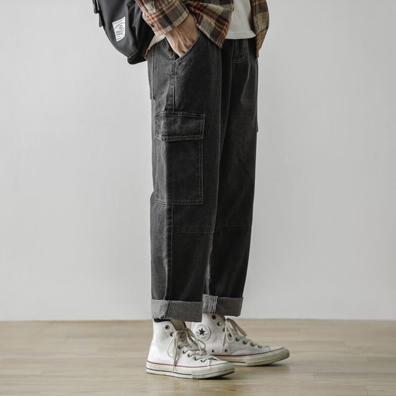 Japanese trendy brand loose jeans