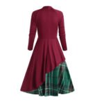 Plaid bow dress