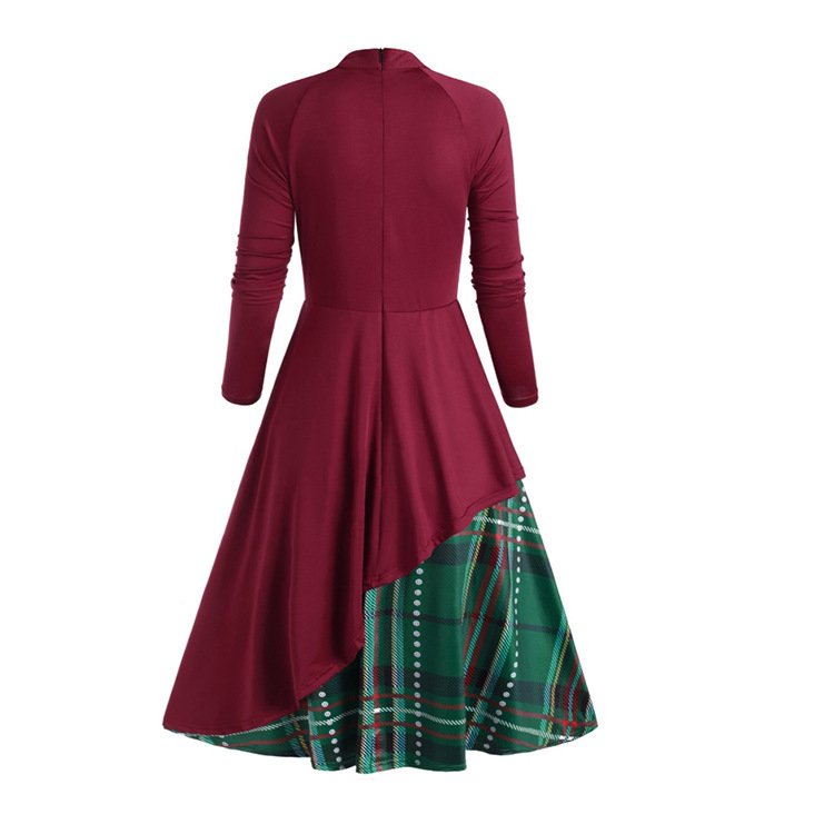 Plaid bow dress
