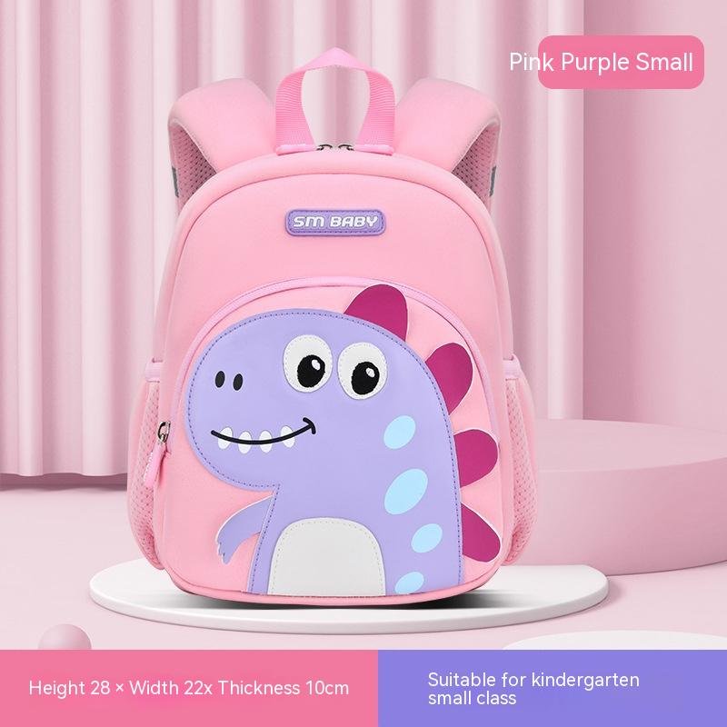 Men's And Women's Cute Fashion Dinosaur Neoprene Backpack - Image 10