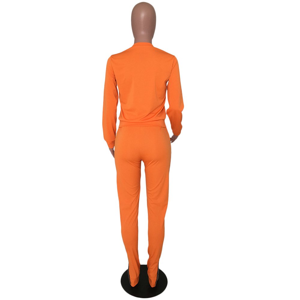Fashion leisure sports foot zipper suit - Image 2