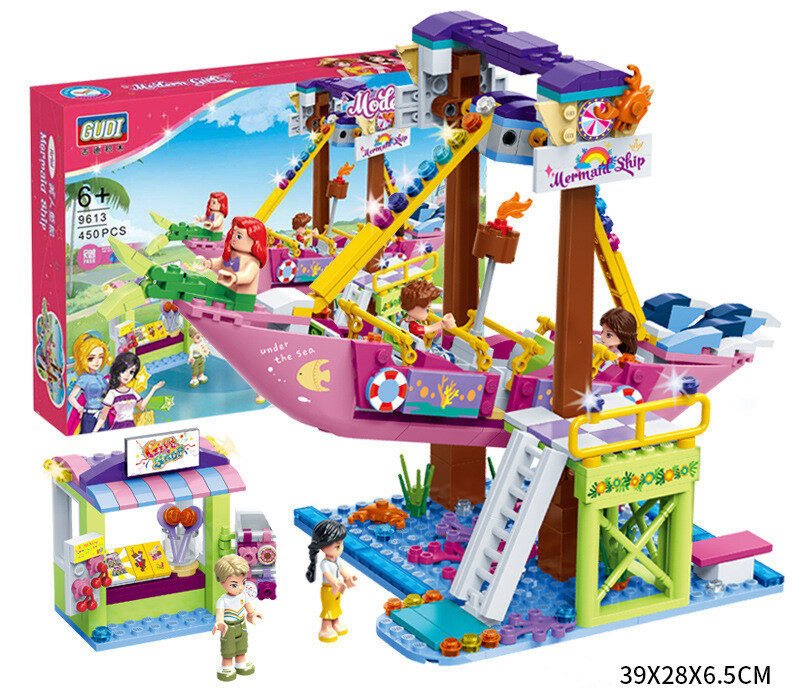 Amusement Park Girls Assembled Building Blocks - Image 5