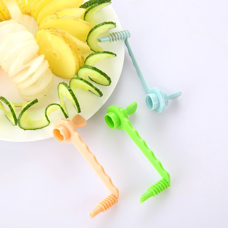 Creative fruit and vegetable curler manual cucumber slicer - Image 2