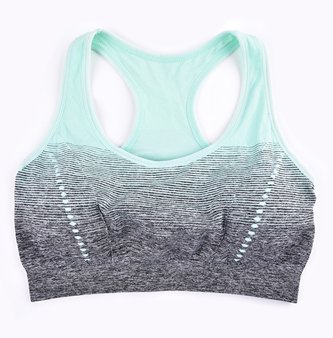 Gradient color high strength shockproof yoga fitness running sports underwear without steel ring - Image 7