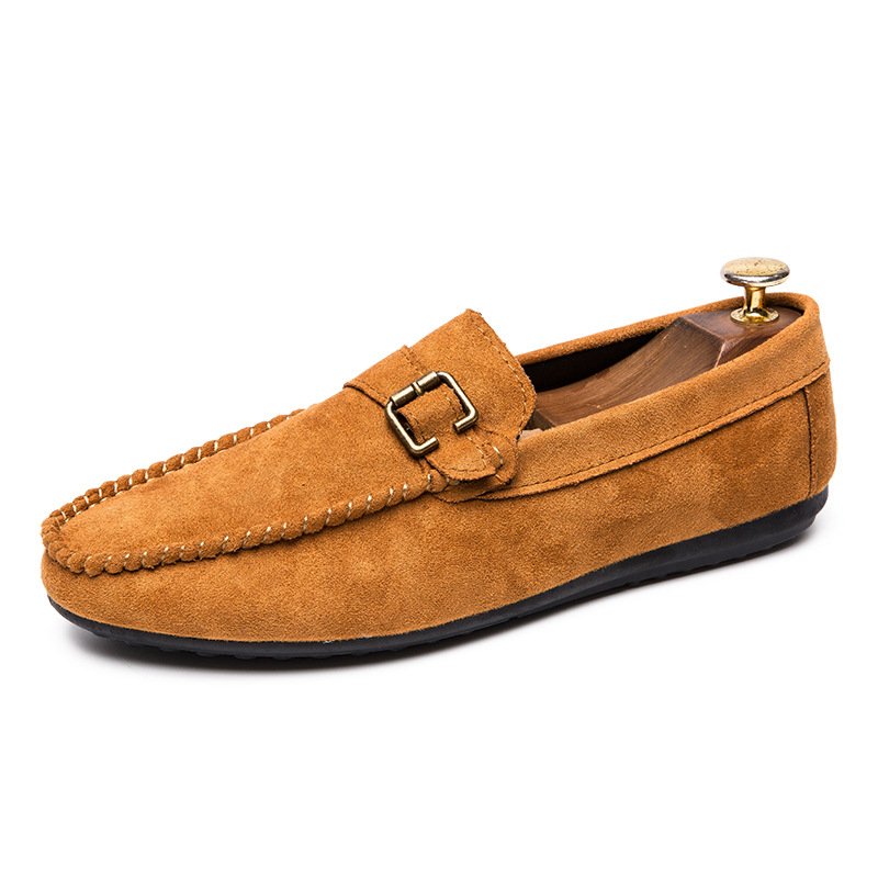 Suede beanie shoes