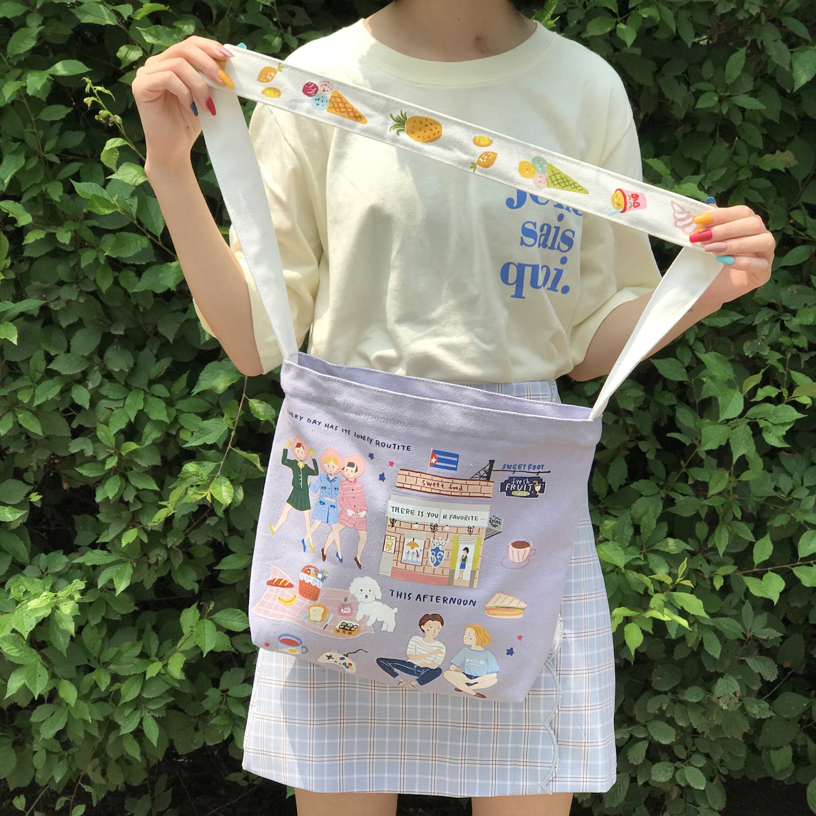Casual wide shoulder bag - Image 2