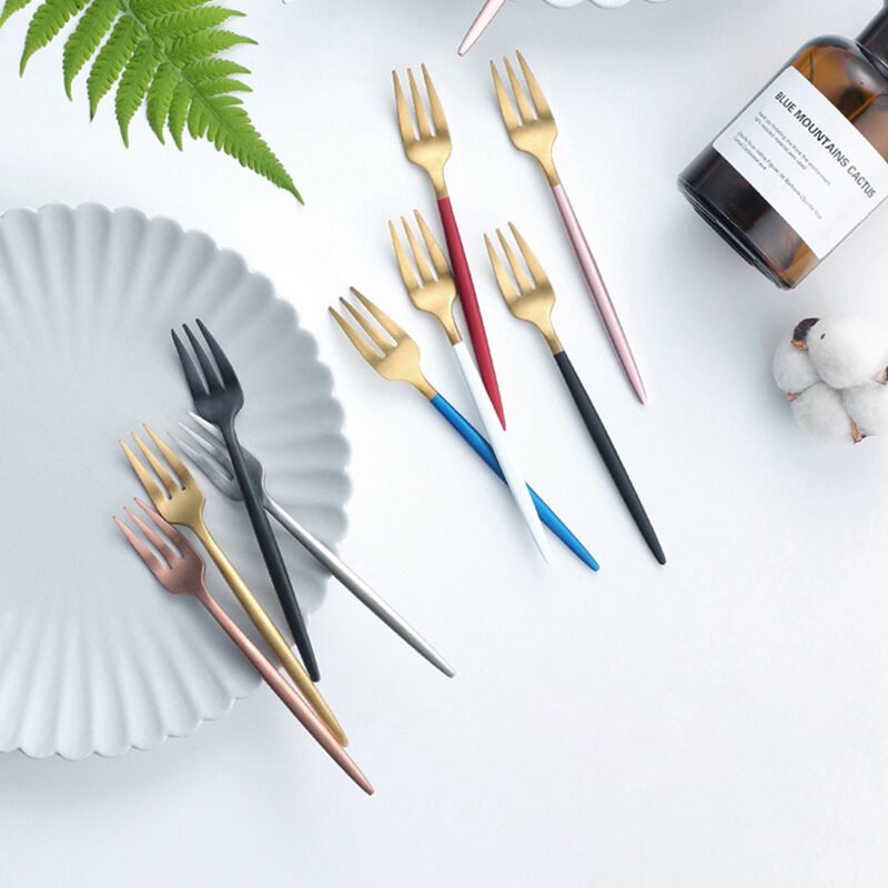304 stainless steel fruit fork - Image 2