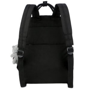 Nylon backpack college wind big school students large capacity multi-function backpack tide