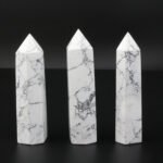 Natural White Turquoise Single Spire Crystal