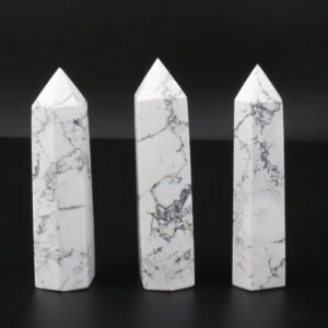 Natural White Turquoise Single Spire Crystal