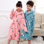 Flannel children's nightgown
