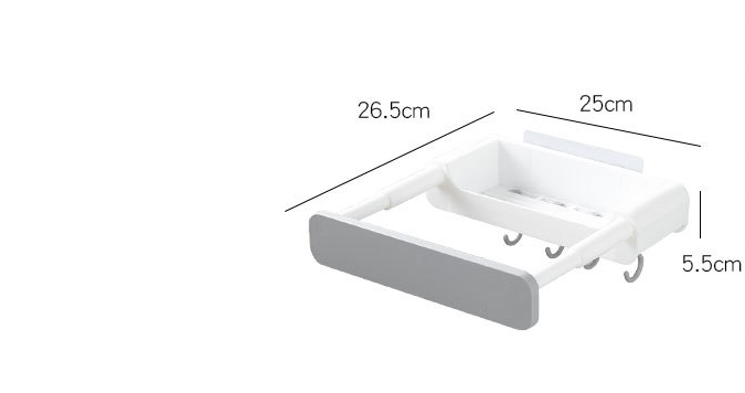 Punch-free washbasin rack storage rack - Image 6