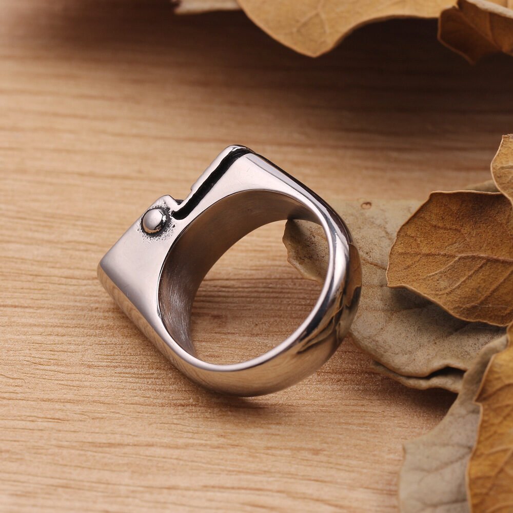 Punk Metal Lighter Ring - Image 2