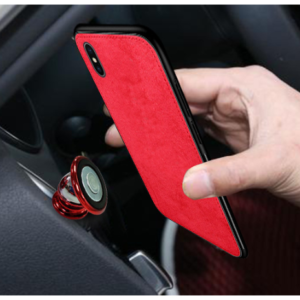 Magnetic Fabric Silicone Phone Case