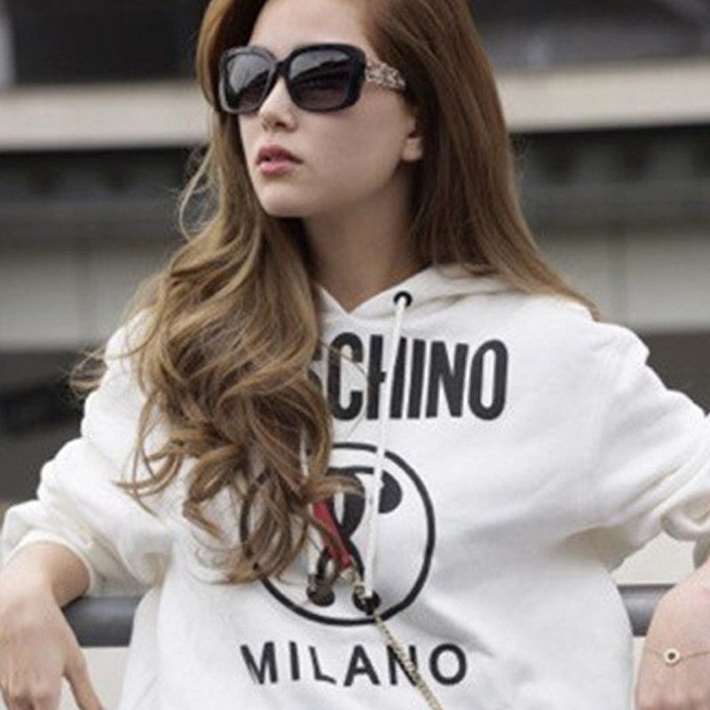 Letter printed hooded sweater - Image 2