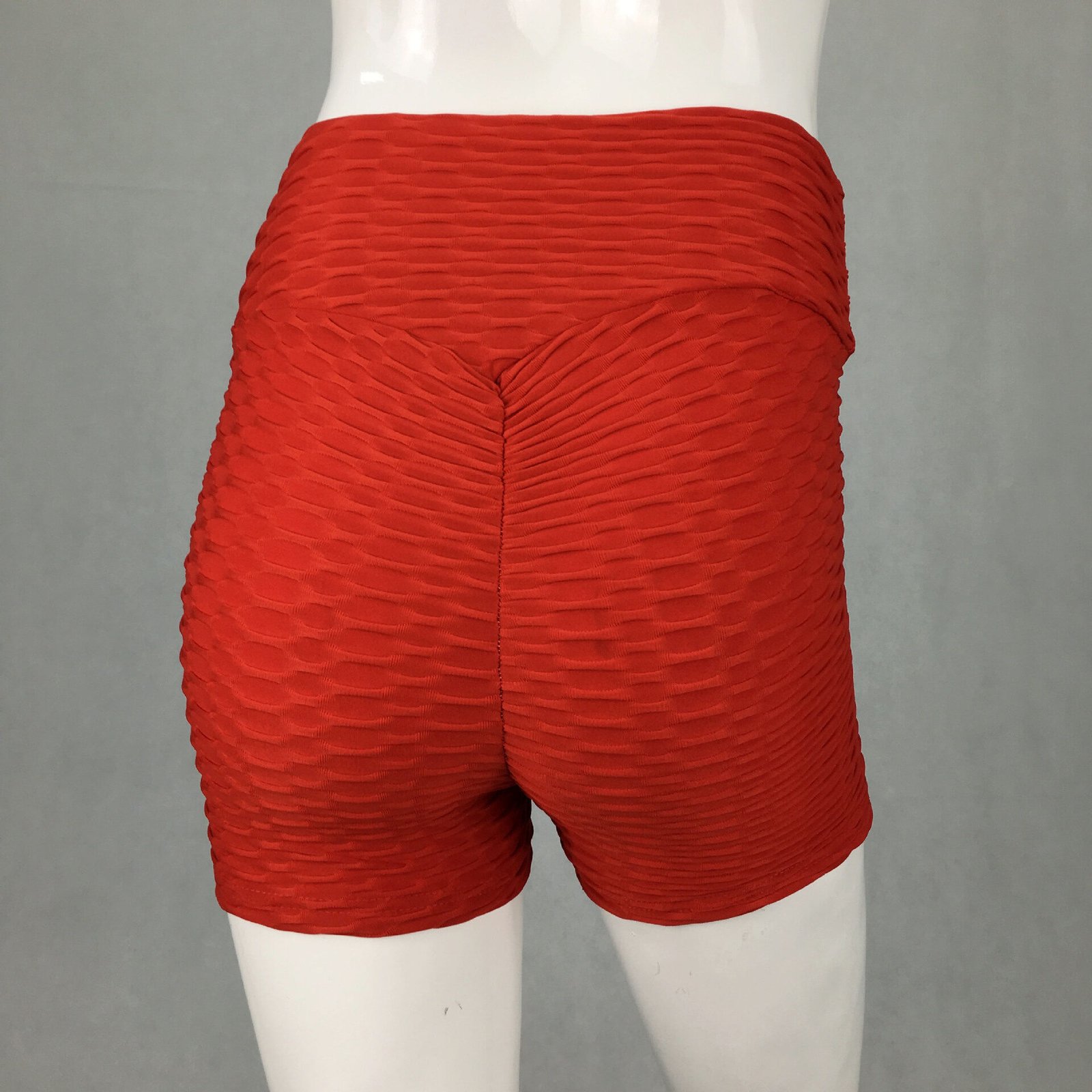 Jacquard sports solid color stretch running shorts - Image 8