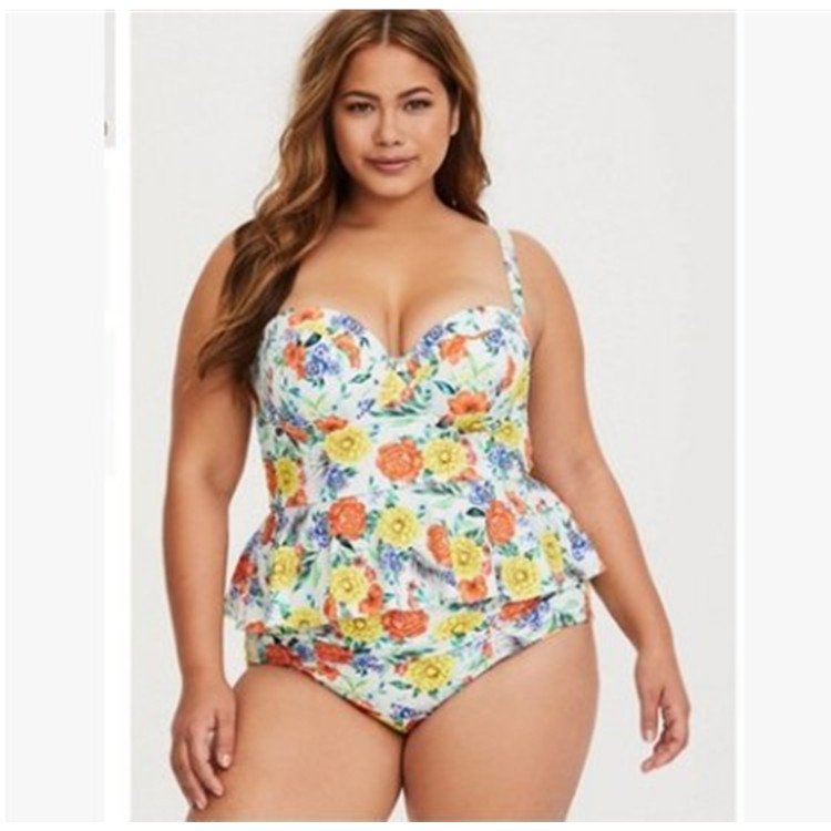 Split large size bikini swimsuit - Image 3