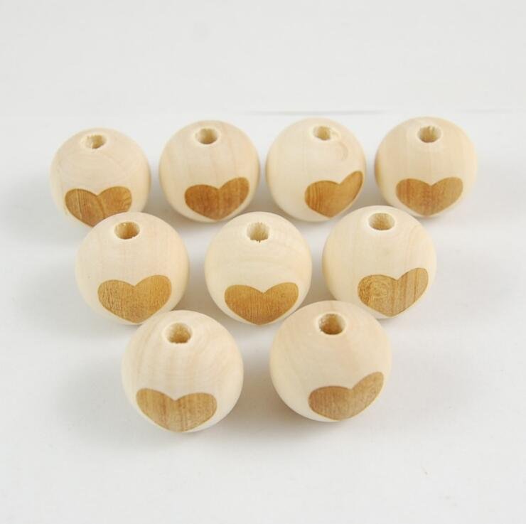 DIY accessories laser carved wood beads - Image 3