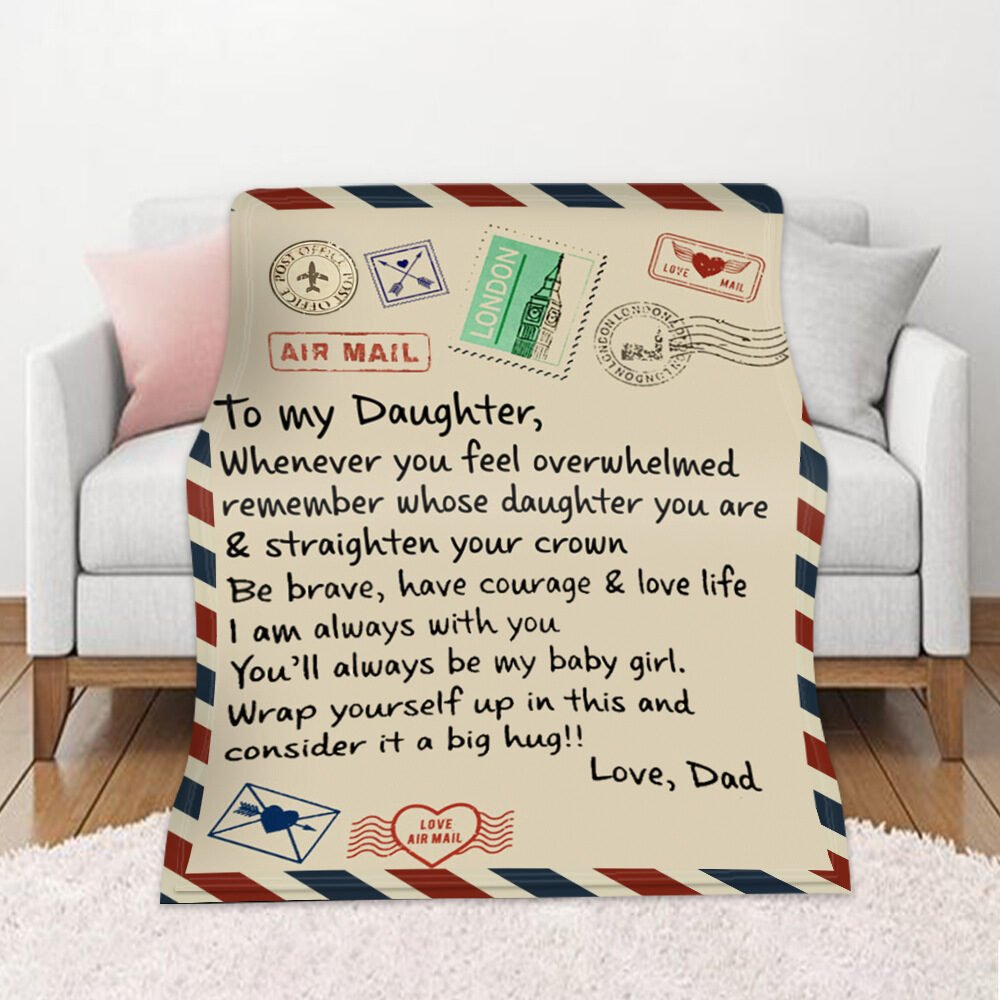 Envelope letter writing flannel blanket - Image 4