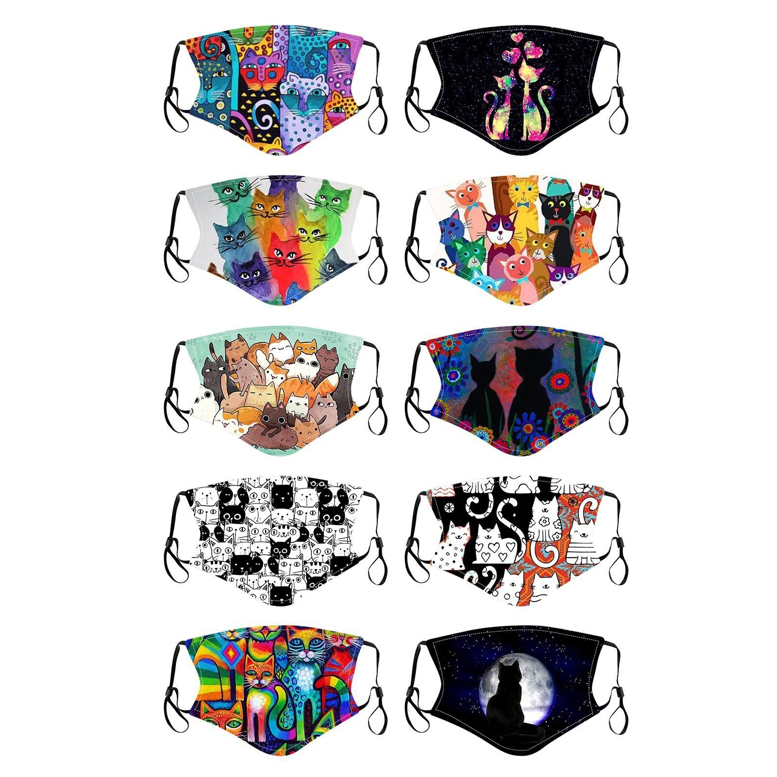 New Year Print Washable Mask Face Mask - Image 2