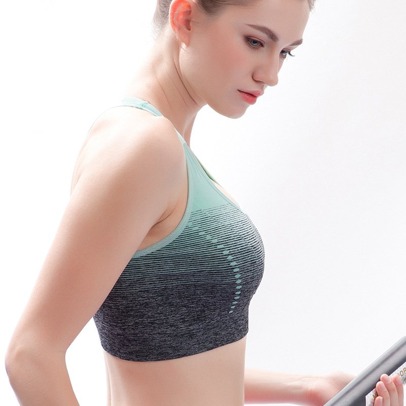 Gradient color high strength shockproof yoga fitness running sports underwear without steel ring - Image 3