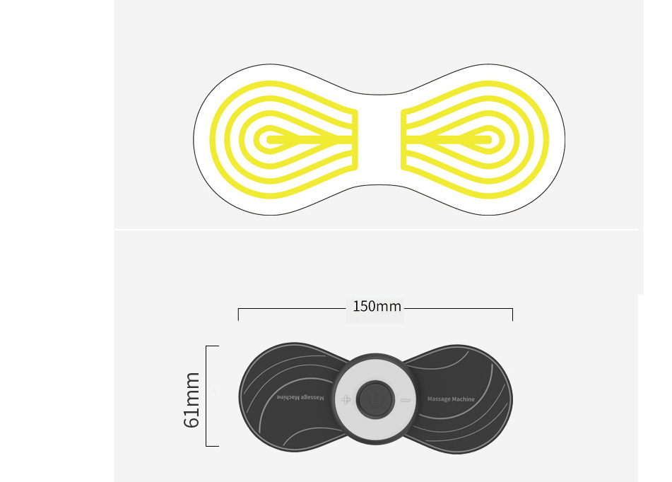 Micro current smart pulse massage sticker - Image 3