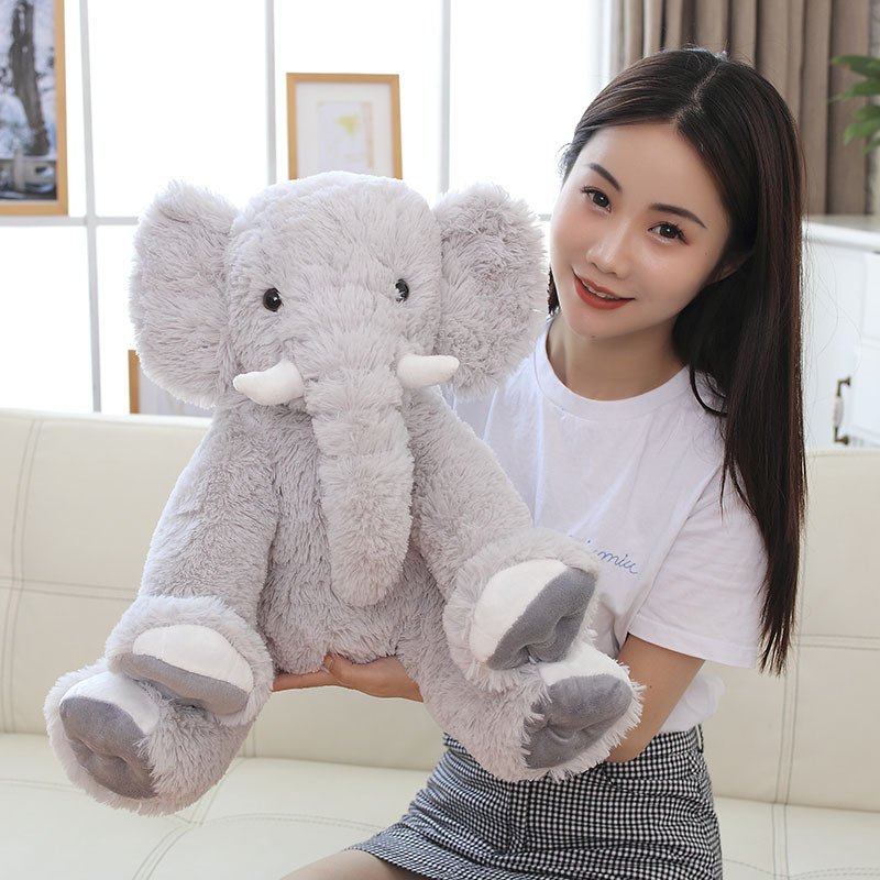 Children's Elephant Pillow Plush Toy Multicolor - Image 4