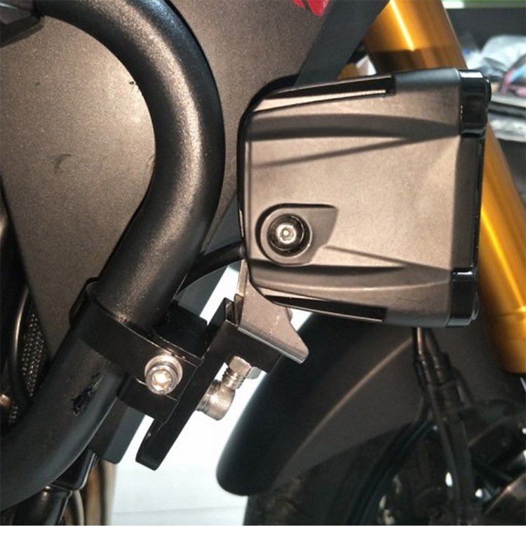 Motorcycle spotlight bracket fixture LED headlight tube clip extension bracket - Image 6