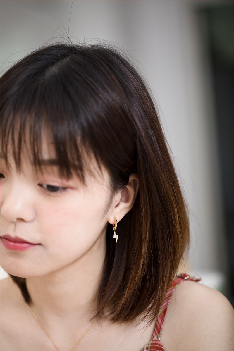 Cloud Lightning Earrings - Image 5