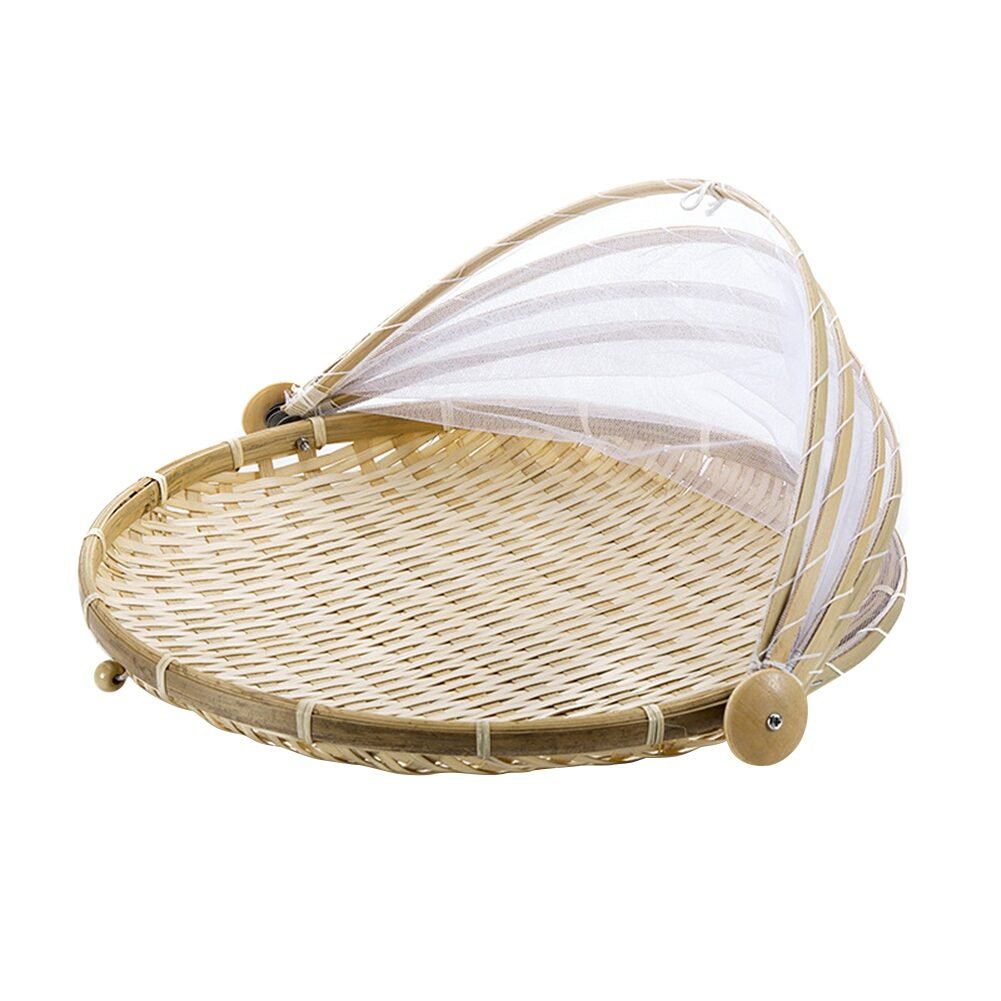 Willow Basket With Water-carrying Dried Fruit Decoration Mosquito-proof Dustpan - Image 2