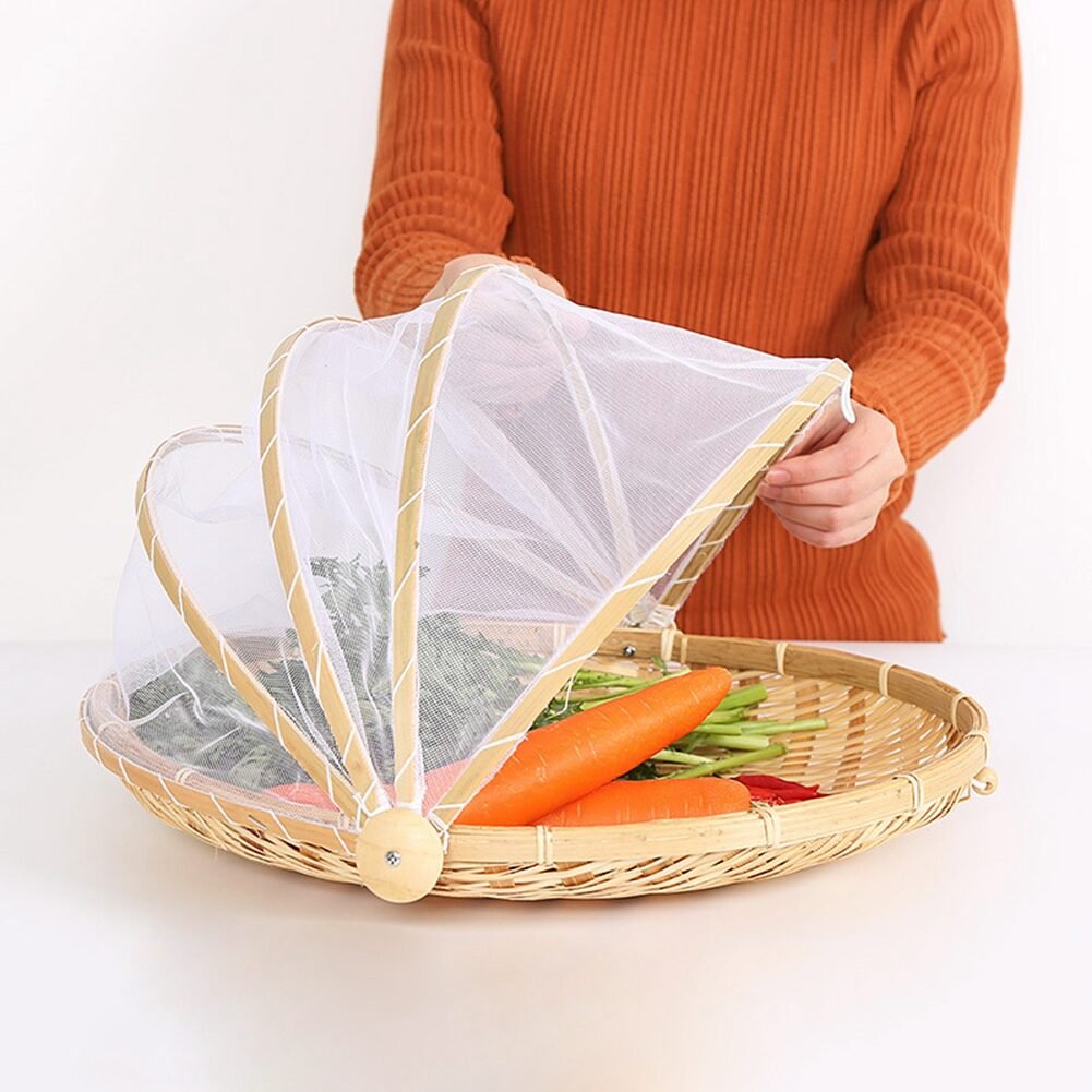 Willow Basket With Water-carrying Dried Fruit Decoration Mosquito-proof Dustpan - Image 5