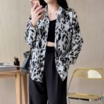 Casual retro Hong Kong style loose shirt