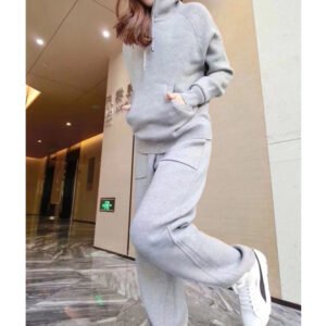 Two piece hooded sweater for casual
