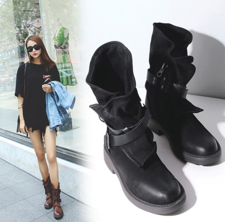 Round toe buckle with square heel - Image 4