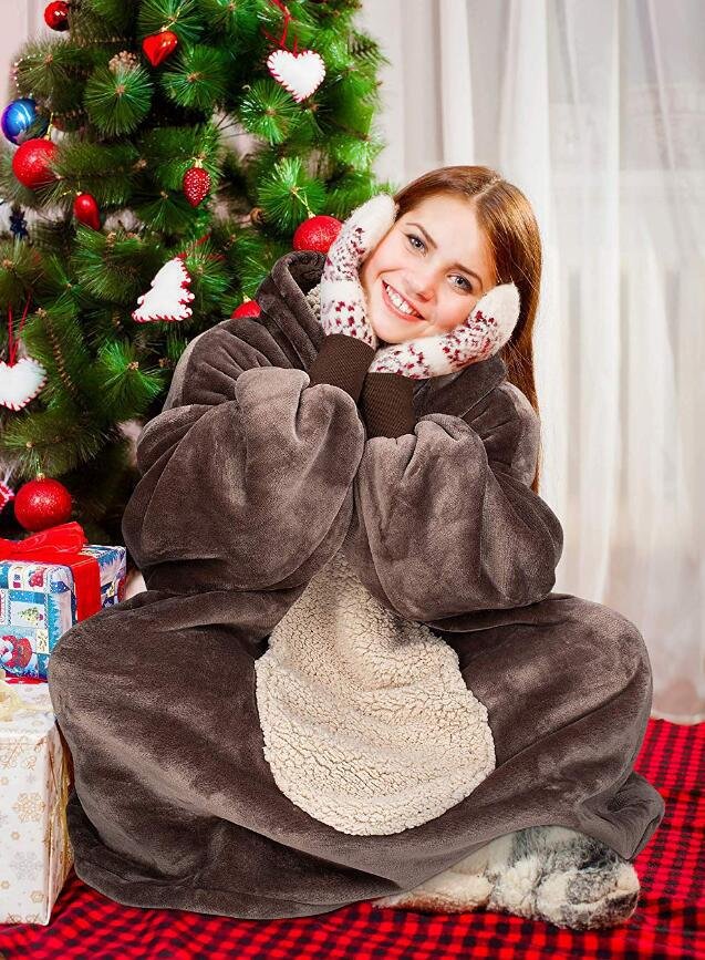Animal cartoon home clothes hooded sweater - Image 5